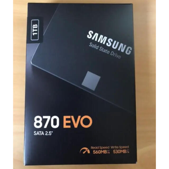 新品未開封】SAMSUNG 870 EVO 1TB MZ-77E1T0B/IT 新品未開封】SAMSUNG 870 EVO 1TB MZ-77E1T0B/IT