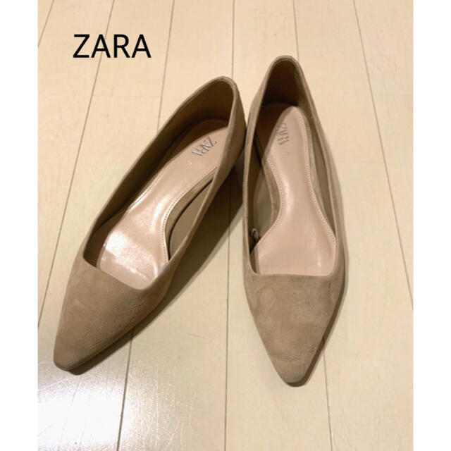 ZARA(ザラ)の値下げしました！ZARA ウッドヒールパンプス 36 レディースの靴/シューズ(ハイヒール/パンプス)の商品写真