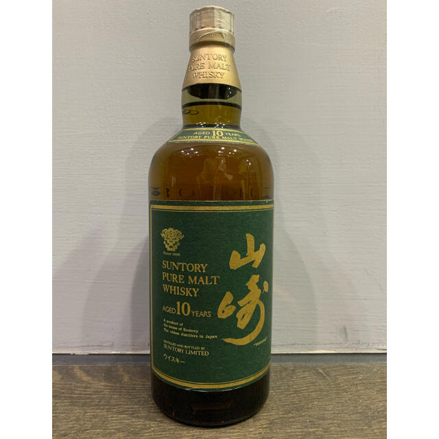 山崎10年グリーンラベル酒