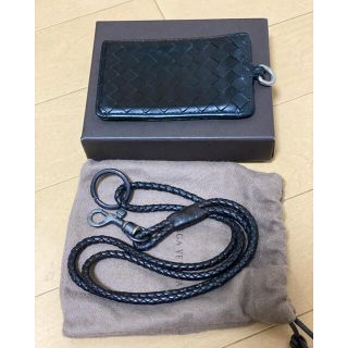 ボッテガヴェネタ(Bottega Veneta)のパスケース　ネックストラップ Bottega Veneta（中古）(パスケース/IDカードホルダー)