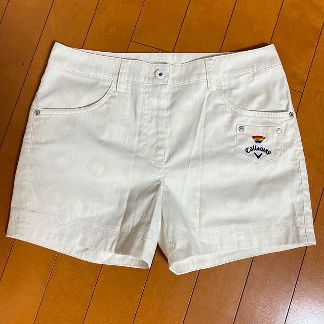 Callaway Golf - 美品 キャロウェイ ショートパンツ 白 M レディース