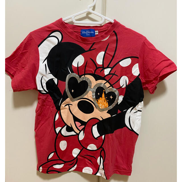 Disney(ディズニー)のミニーちゃんTシャツ キッズ/ベビー/マタニティのキッズ服女の子用(90cm~)(Tシャツ/カットソー)の商品写真