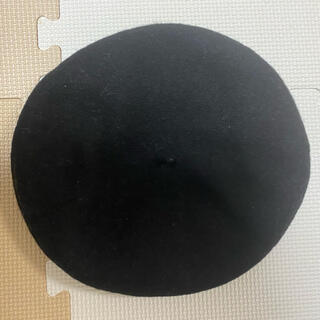 ローズバッド(ROSE BUD)のローズバッド　ベレー帽　黒(ハンチング/ベレー帽)