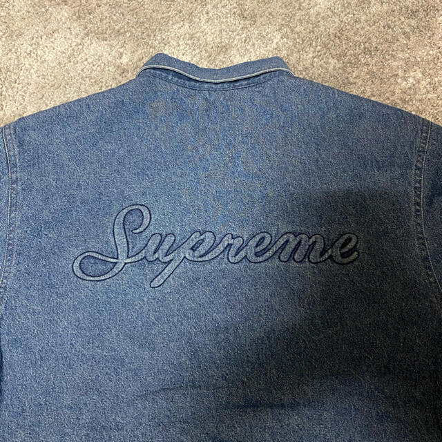 新品 L Supreme Sherpa Lined Denim Shirt 3