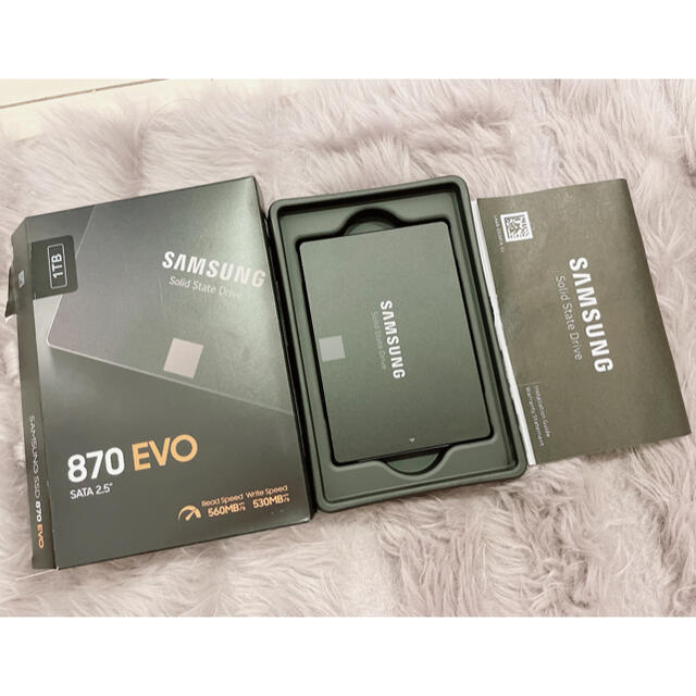 MZ-77E1T0B/IT SSD 1TB SAMSUNG 870 EVOPC周辺機器