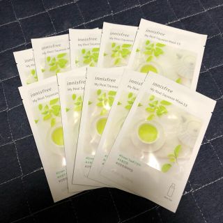 イニスフリー(Innisfree)のInnisfree グリーンティ フェイスパック 70枚(パック/フェイスマスク)