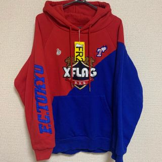 FR2 × FC東京 × XFLAG コラボ パーカー タグ付き 原宿店限定品