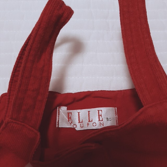 ELLE(エル)のELLE ベビー 赤ワンピース キッズ/ベビー/マタニティのベビー服(~85cm)(ワンピース)の商品写真