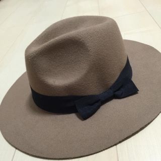 アナップ(ANAP)のANAP HAT ベージュ(ハット)