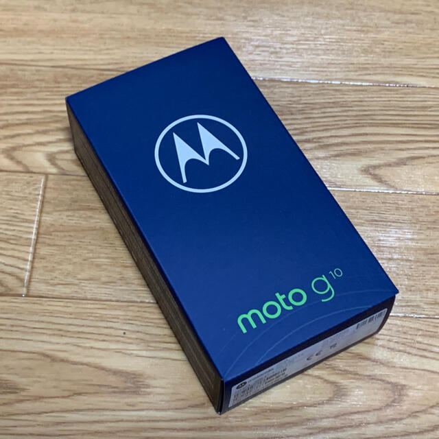 新品未開封 Moto G10 SIMフリー オーロラグレイ