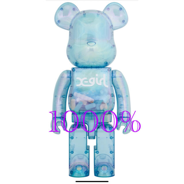 X-girl × BE@RBRICK 1000% ベアブリック 1000%