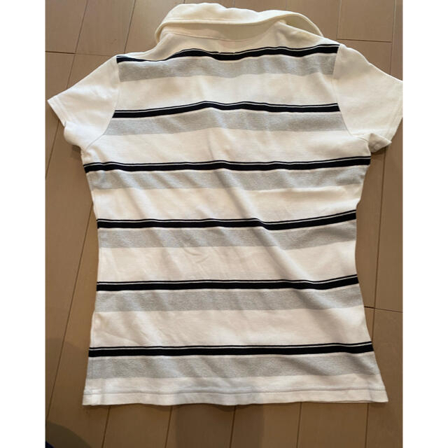 Courreges(クレージュ)のクレージュ　courreges  トップス　ポロシャツ　半袖 レディースのトップス(Tシャツ(半袖/袖なし))の商品写真