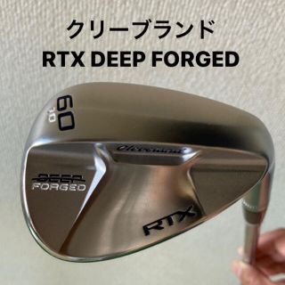 クリーブランドゴルフ(Cleveland Golf)のクリーブランド RTX DEEP  FORGED 60° DG-S200 超美品(クラブ)