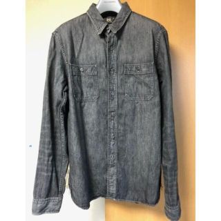 ダブルアールエル(RRL)の【美品】RRL デニムワークシャツ グランメゾン 木村拓哉 キムタク着(シャツ)