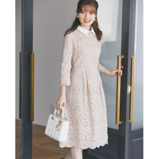 トッコ(tocco)のtocco closet レースワンピース　結婚式(ひざ丈ワンピース)