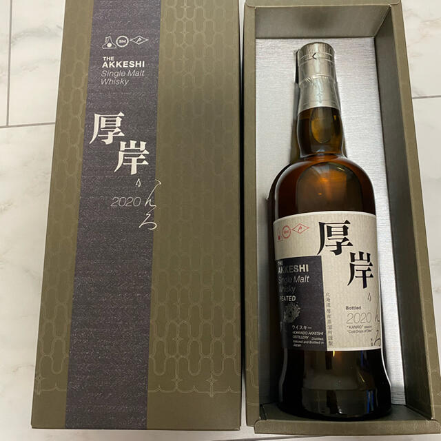 厚岸 シングルモルトウイスキー 寒露 700ml食品/飲料/酒 - ウイスキー 厚岸 シングルモルトウイスキー 寒露 700ml食品/飲料/酒 - ウイスキー