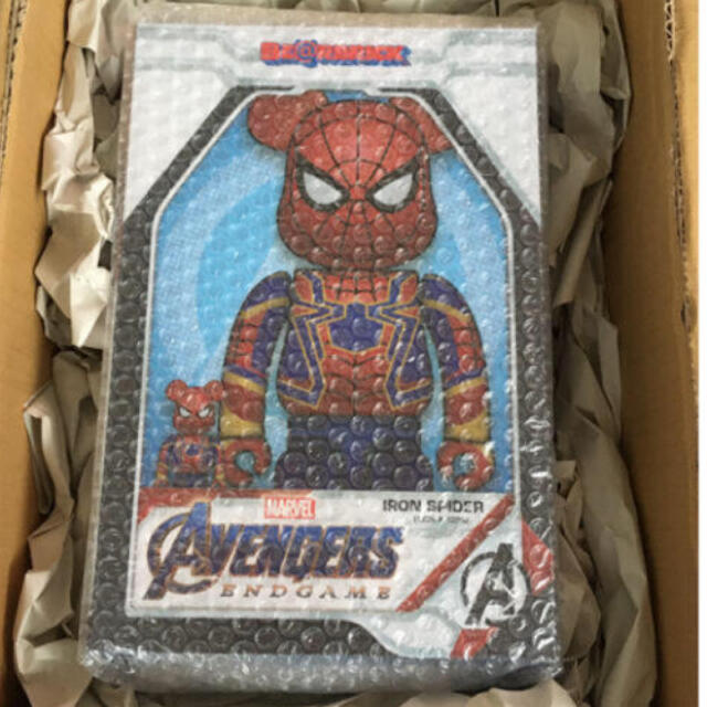 【メーカー直送】 - TOY MEDICOM BE@RBRICK スパイダーマン 100%&400% SPIDER IRON その他 【メーカー直送】 - TOY MEDICOM BE@RBRICK スパイダーマン 100%&400% SPIDER IRON その他