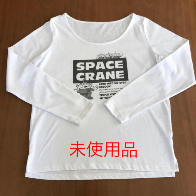 ベルメゾン(ベルメゾン)のベルメゾンディズニー  リトルグリーンメン長袖Tシャツ  S レディースのトップス(Tシャツ(半袖/袖なし))の商品写真