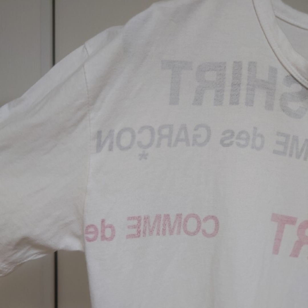 コムデギャルソンシャツ 裏ロゴプリントTシャツ