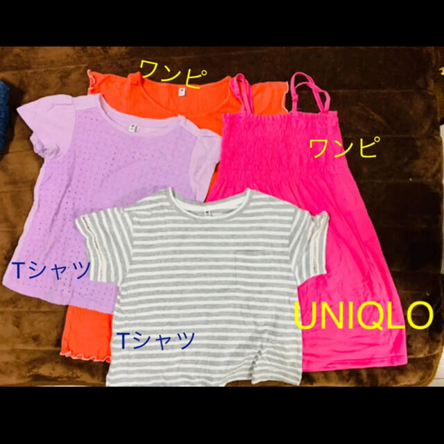 女の子  夏服　130㎝　18点セットまとめ売り☆ キッズ/ベビー/マタニティのキッズ服女の子用(90cm~)(Tシャツ/カットソー)の商品写真