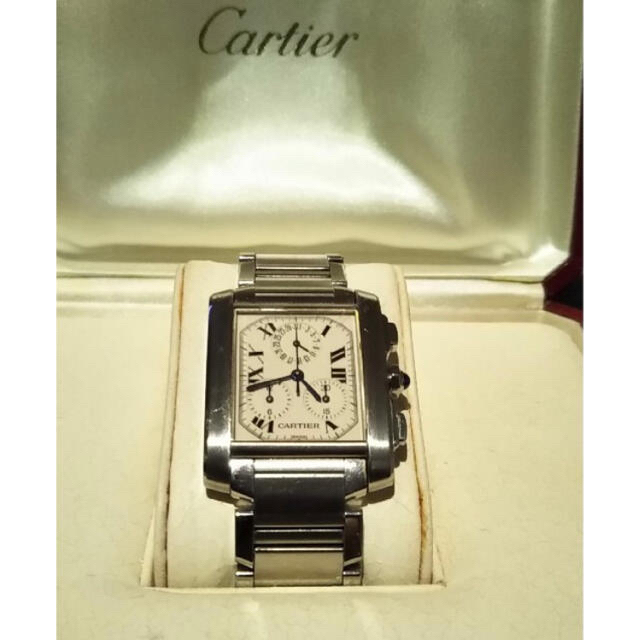Cartier - 値下！本物保証！カルティエ タンククロノリフレックス/パーペチュアルカレンダー