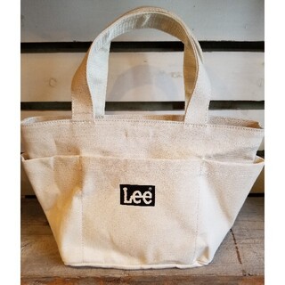 リー(Lee)のLee 3ポケットキャンバスミニトートバッグ(ロゴ部分ブラック)(トートバッグ)