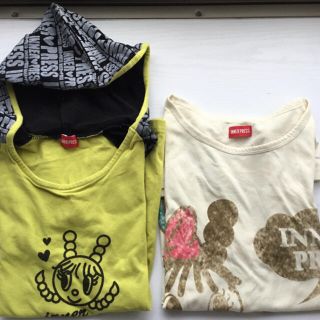 インナープレス(INNER PRESS)のインナープレス　パーカー&Tシャツ　２枚セット  (Tシャツ/カットソー)