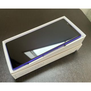 ソニー(SONY)のSoftbank Xperia1 パープル(スマートフォン本体)