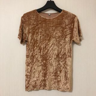 アダムエロぺ(Adam et Rope')のbaserange ベロアTシャツ(Tシャツ(半袖/袖なし))