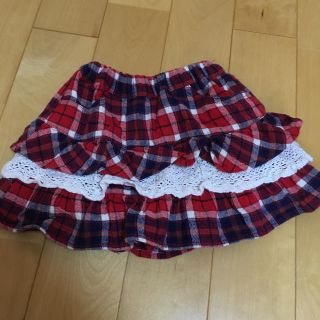 ブランシェス(Branshes)のチェック柄スカパン(パンツ)