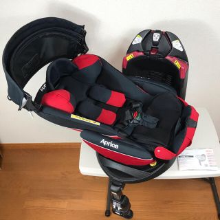 アップリカ(Aprica)のjp_dbrmn_24様専用 フラディアグロウ　新生児OK美品　チャイルドシート(自動車用チャイルドシート本体)