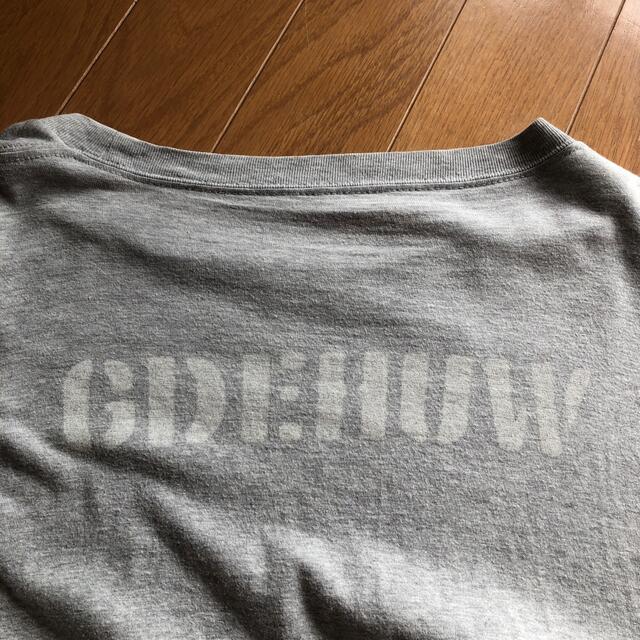 GOODENOUGH(グッドイナフ)の背ロゴ　good enough ロンT  サイズL グレー メンズのトップス(Tシャツ/カットソー(半袖/袖なし))の商品写真