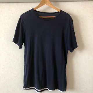 ヴィスヴィム(VISVIM)のVISVIM SUBLIG Tシャツ　ネイビー　サイズ3(Tシャツ/カットソー(半袖/袖なし))