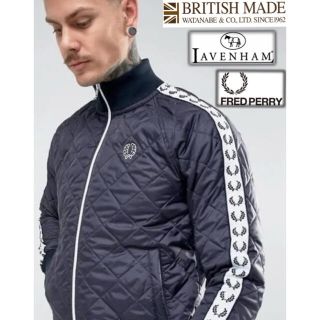 フレッドペリー(FRED PERRY)の美品 定価4万 FRED PERRY✖️Lavenham Taped Track(ブルゾン)