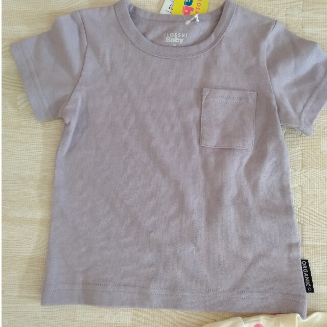 新品　90cm Tシャツ　セット　3枚　半袖 キッズ/ベビー/マタニティのキッズ服女の子用(90cm~)(Tシャツ/カットソー)の商品写真