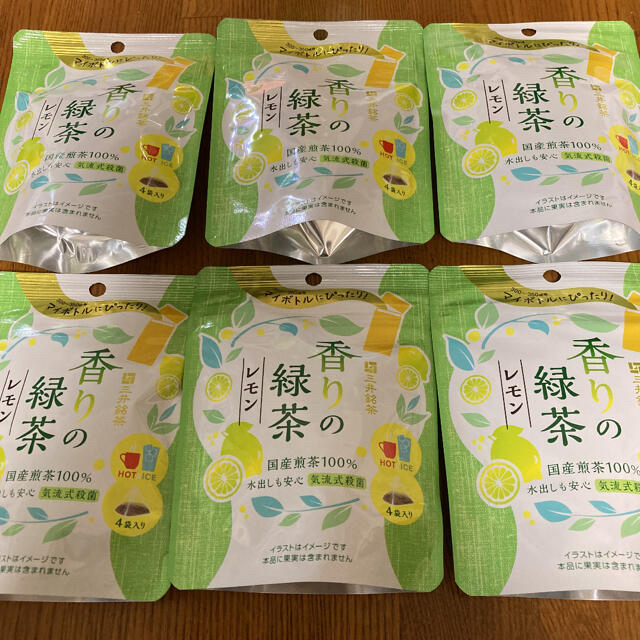 三井銘茶 ティーバッグ 香りの緑茶レモン 6袋 食品/飲料/酒の飲料(茶)の商品写真