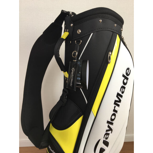 TaylorMade(テーラーメイド)の新品 TaylorMade キャディバッグ 9型 47インチ JJA93 黒黄 スポーツ/アウトドアのゴルフ(バッグ)の商品写真