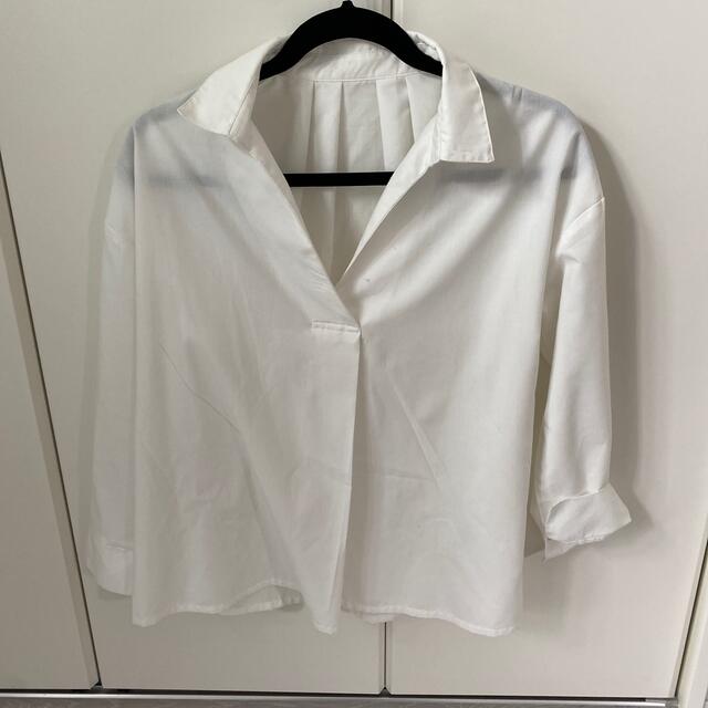 MERCURYDUO(マーキュリーデュオ)のシャツ ブラウス ホワイト MERCURYDUO レディースのトップス(シャツ/ブラウス(長袖/七分))の商品写真