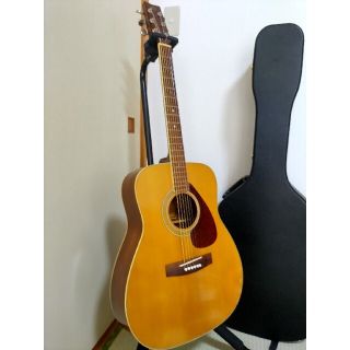 ヤマハ(ヤマハ)の（ハードケース付）YAMAHA FG-360 70sグリーンラベル(アコースティックギター)