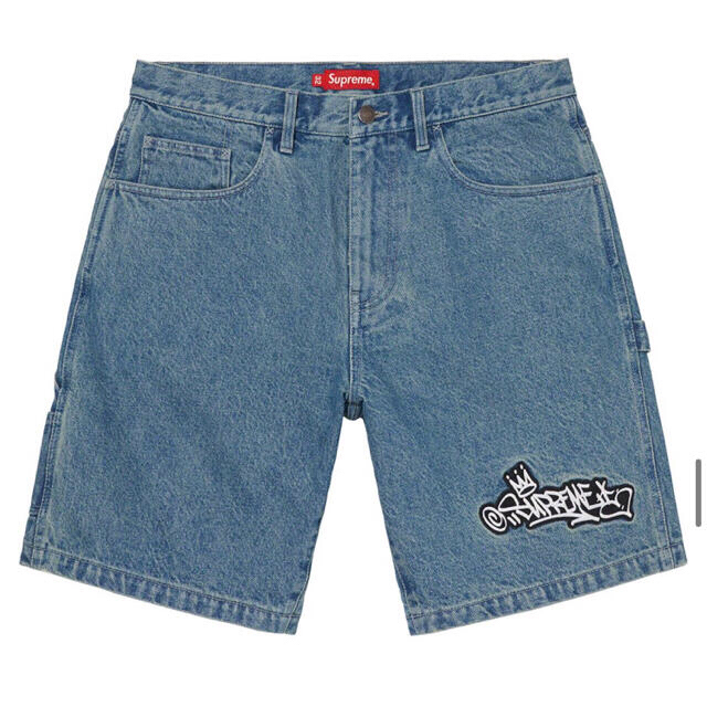 Supreme - Handstyle Denim Painter Short 32の通販 by S3 's shop ...