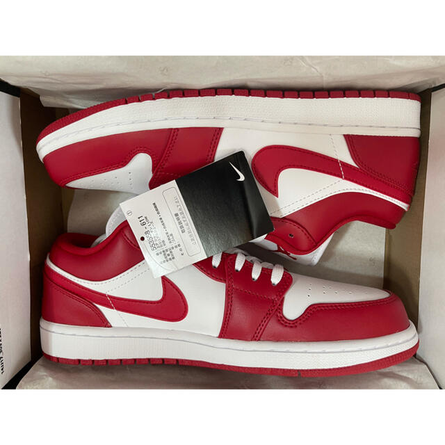 NIKE AIR JORDAN 1 LOW "GYM RED/WHITE"