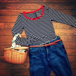 ギャップ(GAP)のGAP☆ボーダー カットソー(カットソー(長袖/七分))