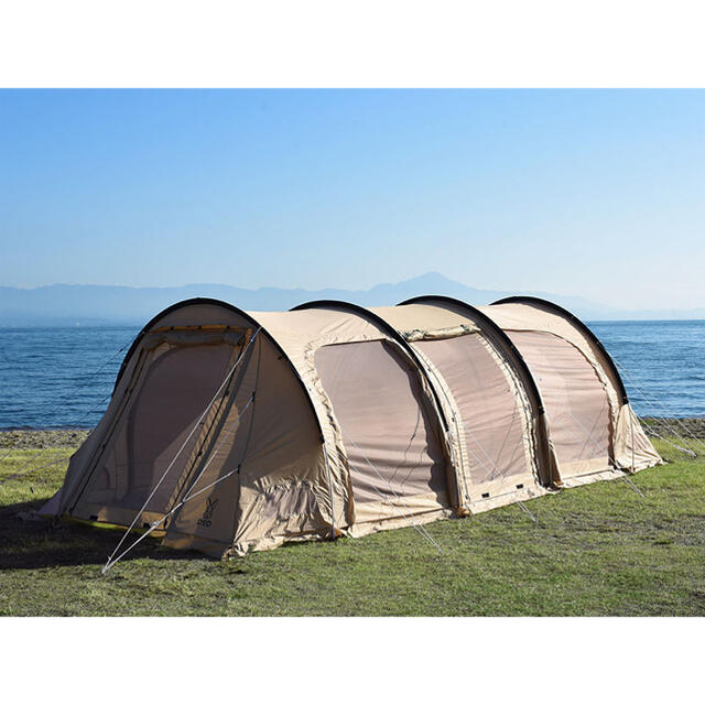 DOPPELGANGER(ドッペルギャンガー)のKAMABOKO TENT 3(M) カマボコテント3M T5-689-TN スポーツ/アウトドアのアウトドア(テント/タープ)の商品写真