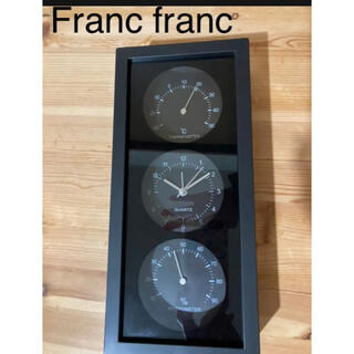 フランフラン(Francfranc)のフランフラン　置き時計　ブラック(その他)