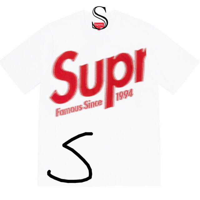 美品  【明日発送】supreme - Supreme Intarsia Top S/S Spellout Tシャツ/カットソー(半袖/袖なし)