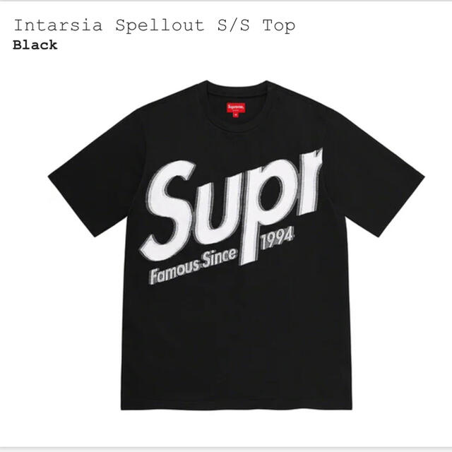 supreme Intarsia Spellout Tee Lサイズ