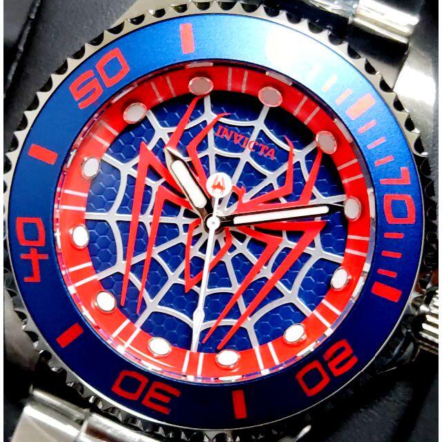 INVICTA(インビクタ)の$795 インビクタ コレクターズ スパイダーマン シルバー 限定 メンズの時計(腕時計(アナログ))の商品写真