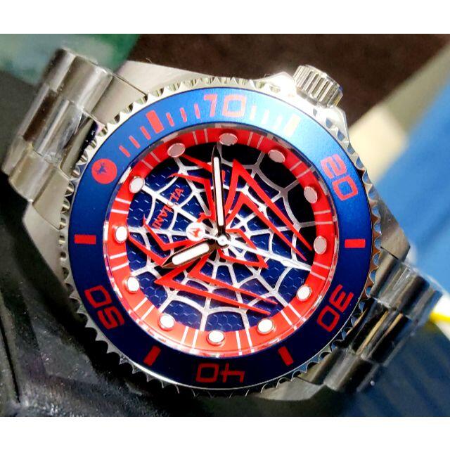 INVICTA(インビクタ)の$795 インビクタ コレクターズ スパイダーマン シルバー 限定 メンズの時計(腕時計(アナログ))の商品写真