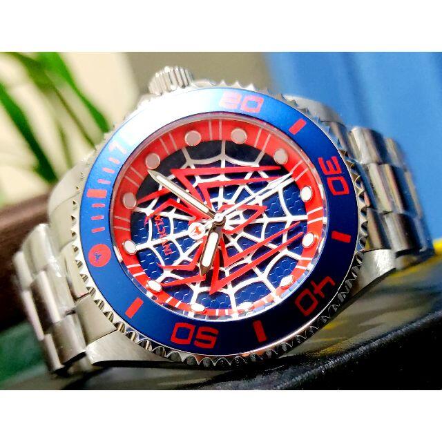 INVICTA(インビクタ)の$795 インビクタ コレクターズ スパイダーマン シルバー 限定 メンズの時計(腕時計(アナログ))の商品写真