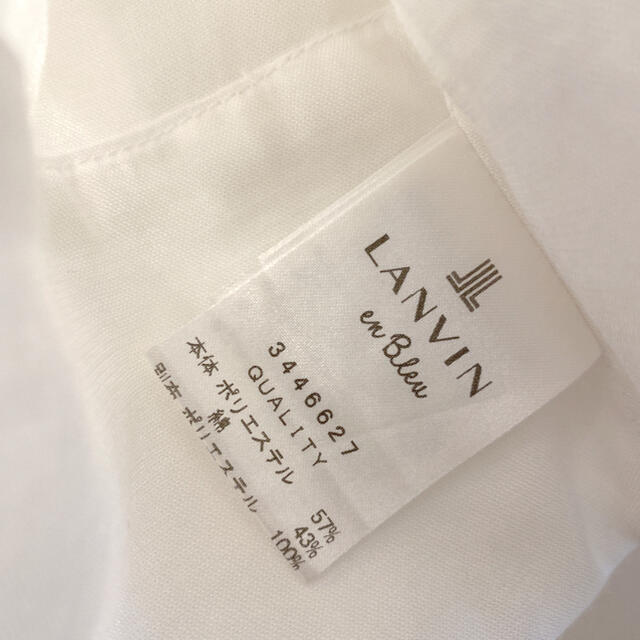 LANVIN en Bleu(ランバンオンブルー)のランバンオンブルー38 レディースのトップス(シャツ/ブラウス(半袖/袖なし))の商品写真